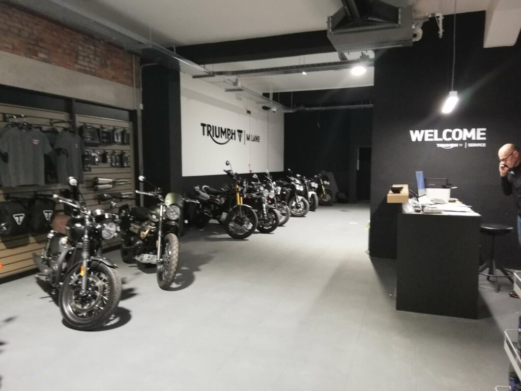 Motorkerékpár és kiegészítők kereskedés, Olaszország