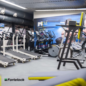 Fortelock PVC padló fitneszközpontok és edzőtermek számára